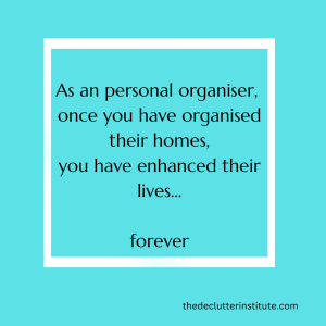 Business coach for personal organisers